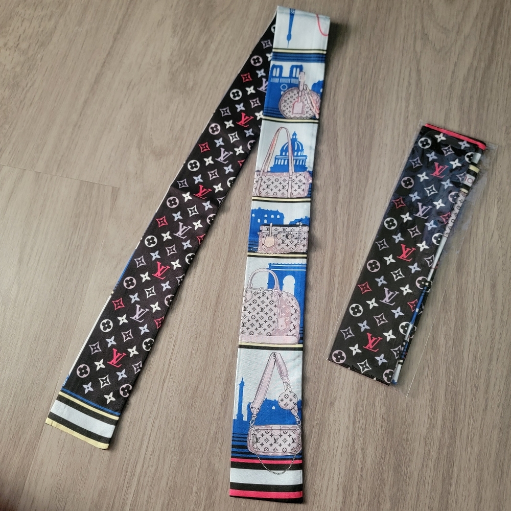 Sale🎉 2pcs Bag Twilly, Hair Tie, Scarf,  Twilly Scarf Accessory